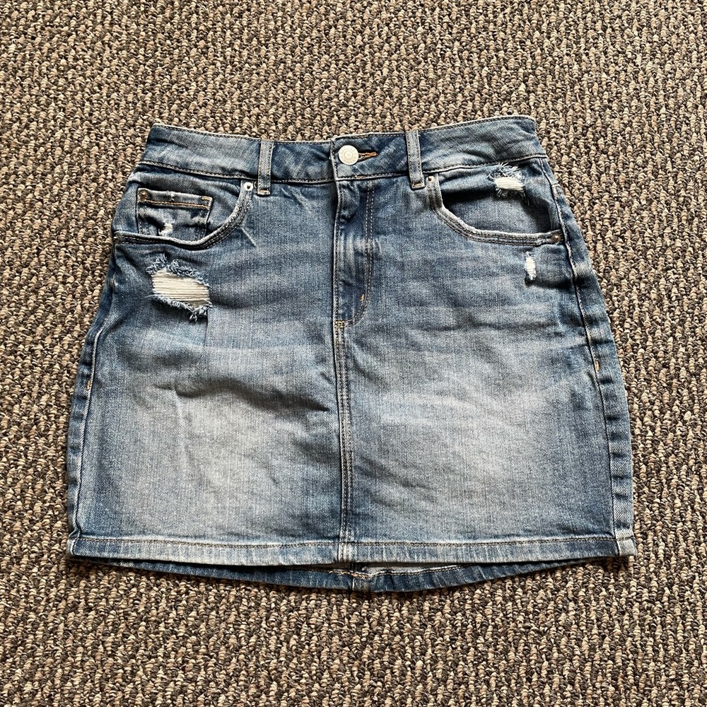 Garage Denim Skirt